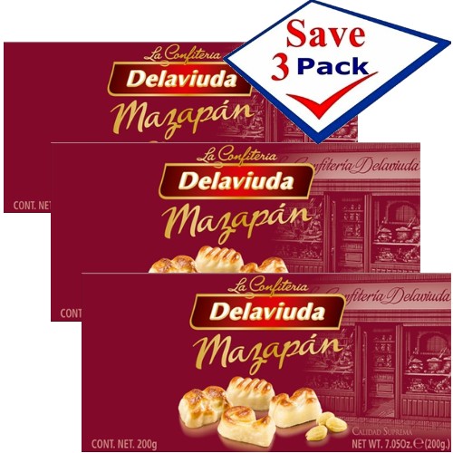 Delaviuda Figuritas de Mazapan 7.05 oz Pack of 3
